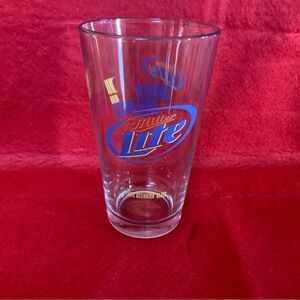 #2 Brad Keselowski Miller Lite Pint Beer Glass NASCAR Barware Pub Bar Mancave